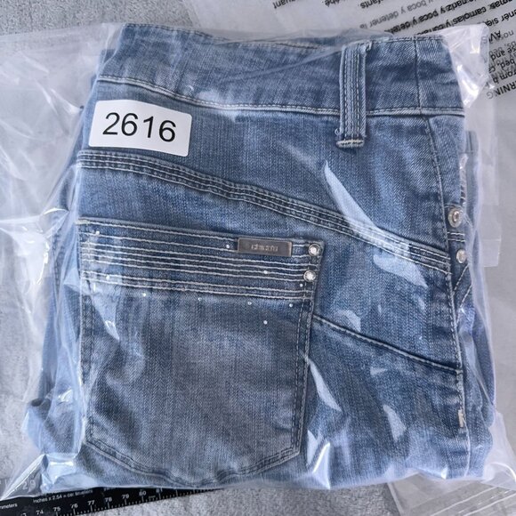 Chico's Crop Skinny Jeans So Slimming Women Size 0 Mid Rise Light Wash Blue - Picture 13 of 13